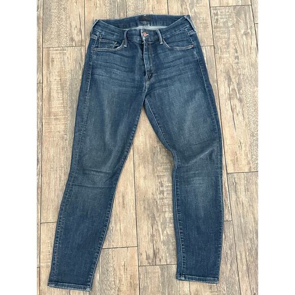 MOTHER Denim - Mother Women's Blue The Looker Cropped Denim Jeans Size 27